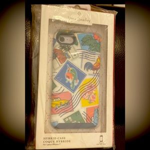 New Vera Bradley Cuban Stamps iPhone 7 phone case Fun travel Hybrid case